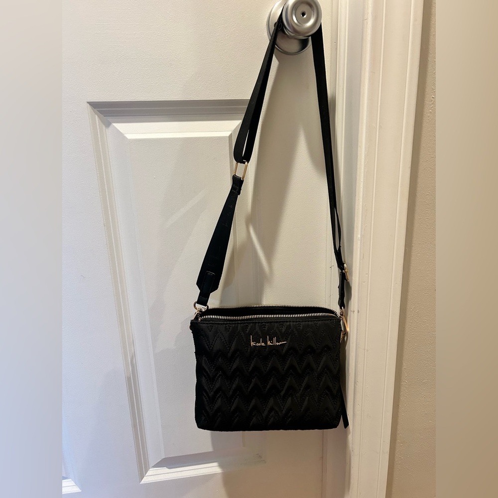 Nicole Miller Black Crossbody Bag - Picture 4 of 16